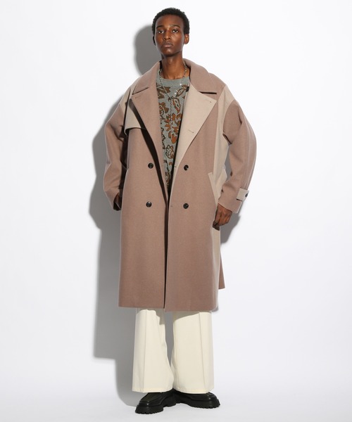 HARE（ハレ）の「RAKUワイドスラックス(HARE)（スラックス・メンズ・イエロー/ピンク/ホワイト/ブラック/グレー/ブルー・SMALL/MEDIUM/LARGE）」の7枚目の写真