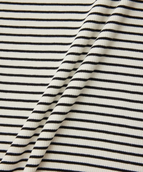 VIS（ビス）の「【静電気防止】リブカットハイネックプルオーバー（ニット/セーター・レディース・ブルー系その他4/ブラック/ホワイト系その他/オフホワイト/チャコールグレー・FREE）」の16枚目の写真