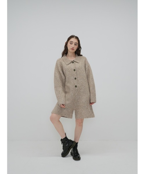 【___aaa. 】clastellar ニットロンパース セール】ニット ロンパース（つなぎ/オールインワン）｜Cla STEllaR