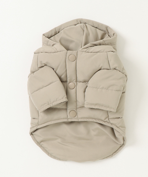 ポケット付きフードダウンジャケット / 犬服 / ドッグウェア（ペット