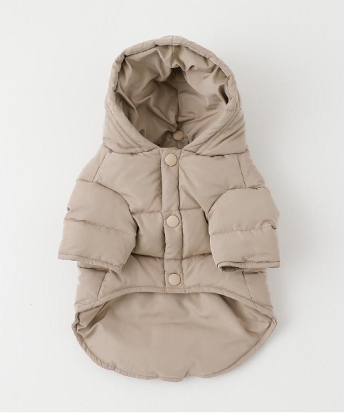 ポケット付きフードダウンジャケット / 犬服 / ドッグウェア（ペット