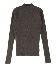 LAGUNAMOON | クロスチェックリブニットプルオーバー(ニット/セーター)