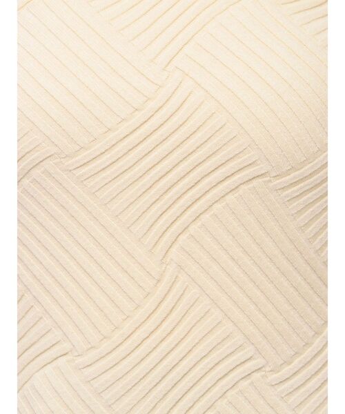 LAGUNAMOON（ラグナムーン）の「クロスチェックリブニットプルオーバー（ニット/セーター・レディース・チャコールグレー/アイボリー/ミント・FREE）」の12枚目の写真