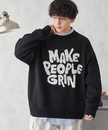 WEGO | WEGO/【24年春夏新作】オーバーフィットジャガードプルオーバー(ニット/セーター)