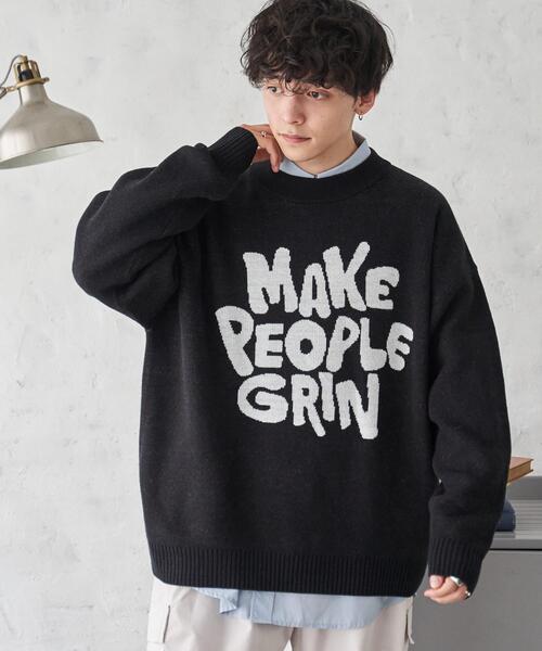 WEGO（ウィゴー）の「WEGO/オーバーフィットジャガードプルオーバー（ニット/セーター・メンズ・その他8/その他1/その他2/その他3/その他5/その他4/その他7/その他6・MEDIUM/LARGE）」の3枚目の写真