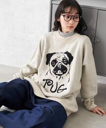 WEGO | WEGO/【24年春夏新作】オーバーフィットジャガードプルオーバー(ニット/セーター)