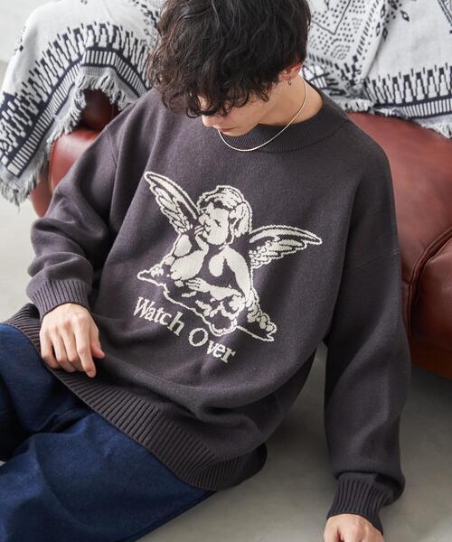 WEGO（ウィゴー）の「WEGO/オーバーフィットジャガードプルオーバー（ニット/セーター・メンズ・その他8/その他1/その他2/その他3/その他5/その他4/その他7/その他6・MEDIUM/LARGE）」の8枚目の写真