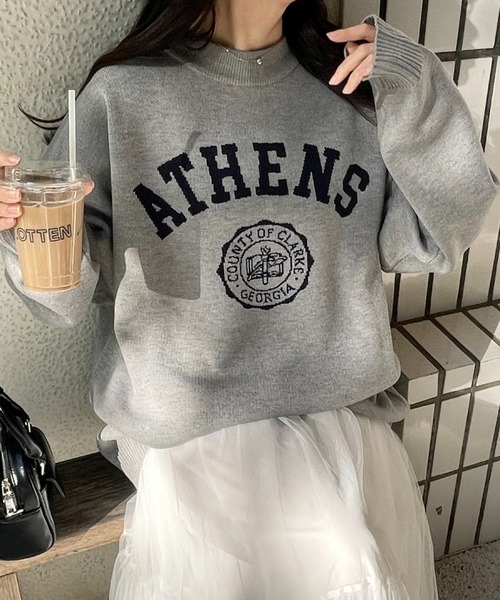 WEGO（ウィゴー）の「WEGO/オーバーフィットジャガードプルオーバー（ニット/セーター・メンズ・その他8/その他1/その他2/その他3/その他5/その他4/その他7/その他6・MEDIUM/LARGE）」の2枚目の写真