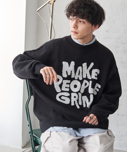 WEGO（ウィゴー）の「WEGO/オーバーフィットジャガードプルオーバー（ニット/セーター・メンズ・その他8/その他1/その他2/その他3/その他5/その他4/その他7/その他6・MEDIUM/LARGE）」の14枚目の写真