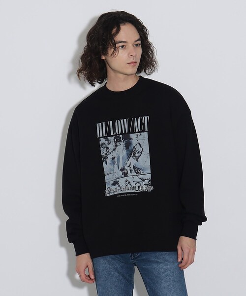 tk.TAKEO KIKUCHI（ティーケータケオキクチ）の「◆ロックグラフィックスウェットプルオーバー（スウェット・メンズ・チャコール/ブラック系・02/03）」の12枚目の写真