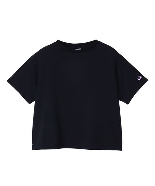 Champion(チャンピオン)の「【Champion/チャンピオン】レディース ショートスリーブTシャツ(Tシャツ/カットソー・レディース・ブラック/オフホワイト/ダークグリーン・LARGE/MEDIUM)」の13枚目の写真
