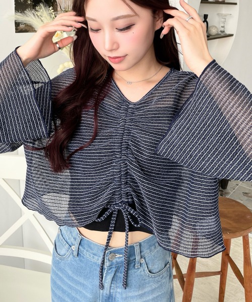 moment+（モーメントプラス）の「シアーボーダーフロントシャーリング