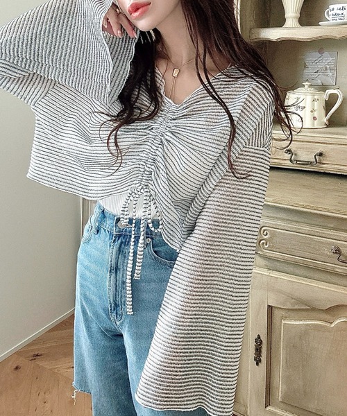 moment+（モーメントプラス）の「シアーボーダーフロントシャーリング