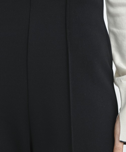 TOGA PULLA（トーガ　プルラ）の「【TOGA PULLA/トーガプルラ】Mirano rib pants/ミラノリブパンツ/TP241-JF234（その他パンツ・レディース・イエロー/ブラック・34/36）」の8枚目の写真