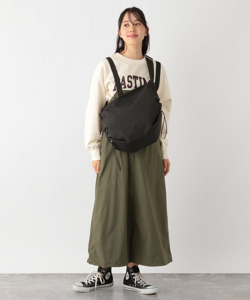GLOBAL WORK（グローバルワーク）の「乾きやすいスウェットプリント長袖/975599（Tシャツ/カットソー・レディース・ベージュ系その他3/ネイビー系8/アイボリー系7/スミクロ/杢グレー/アイボリー系8・LARGE/MEDIUM）」の16枚目の写真