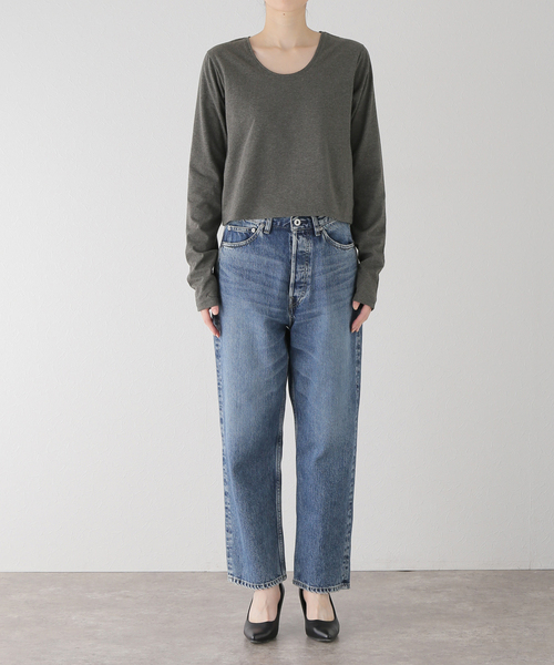 plage（プラージュ）の「2WAY NECK L/S Tシャツ（Tシャツ/カットソー・レディース・ホワイト/チャコールグレー/グレー・FREE）」の9枚目の写真