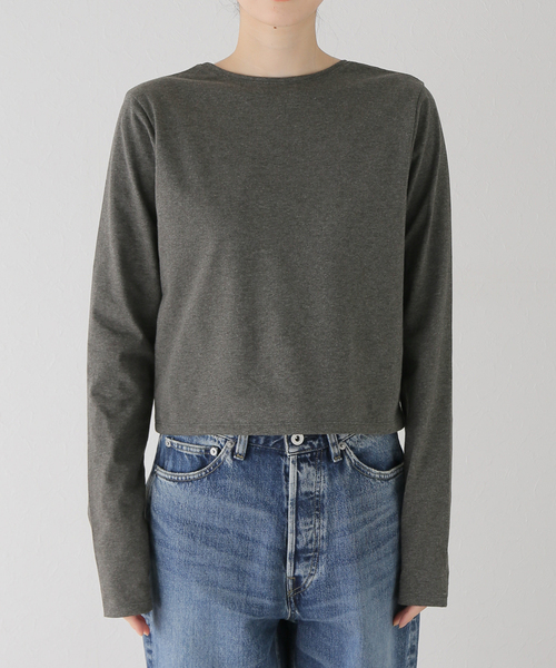 plage（プラージュ）の「2WAY NECK L/S Tシャツ（Tシャツ/カットソー・レディース・ホワイト/チャコールグレー/グレー・FREE）」の12枚目の写真