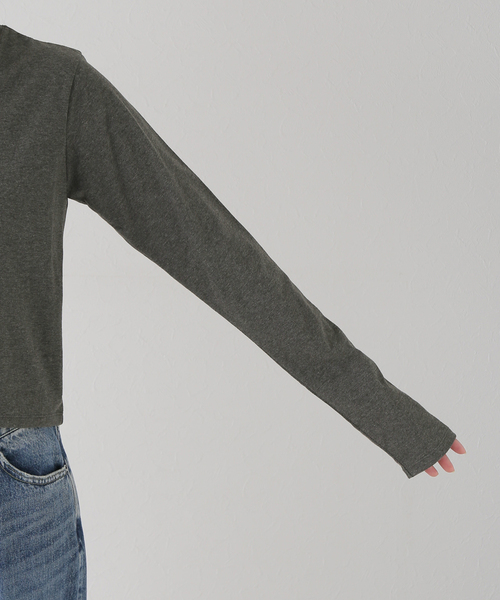 plage（プラージュ）の「2WAY NECK L/S Tシャツ（Tシャツ/カットソー・レディース・ホワイト/チャコールグレー/グレー・FREE）」の16枚目の写真