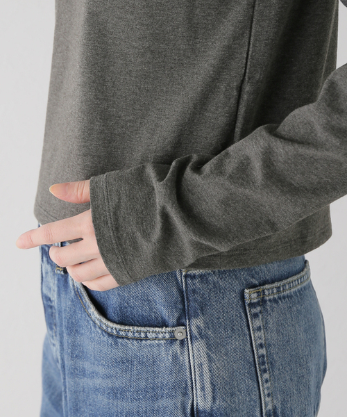 plage（プラージュ）の「2WAY NECK L/S Tシャツ（Tシャツ/カットソー・レディース・ホワイト/チャコールグレー/グレー・FREE）」の17枚目の写真