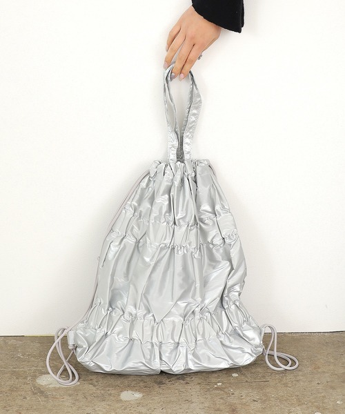 ★ ACOC★ Tiered Banding BackpackCharcoal 5004017078 Designer fashion, Seoul-fully created | W Concept
