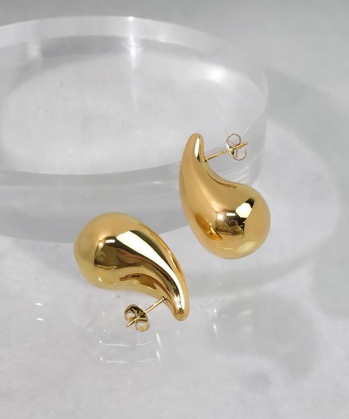 blackdia ocean（ブラックダイヤオーシャン）の「blackdia ocean チャンキードロップピアス（ピアス（両耳用）・レディース・シルバー/ゴールド・FREE）」の3枚目の写真