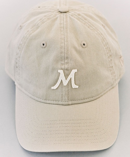 MICA&DEAL（マイカ＆ディール）の「【MICA&DEAL】NEW ERA Mキャップ（キャップ・レディース・グレイッシュベージュ/ネイビー・フリー）」の4枚目の写真