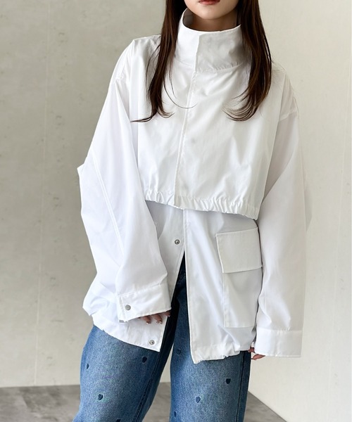 セール】3WAYマウンテンパーカー/ジレ、クロップドジャケットセット