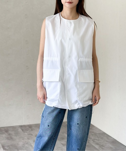 Per sist ence（パーシエンス）の「3WAYマウンテンパーカー/ジレ、クロップドジャケットセット（マウンテンパーカー・レディース・カーキ/ブラック/オフホワイト・FREE）」の19枚目の写真