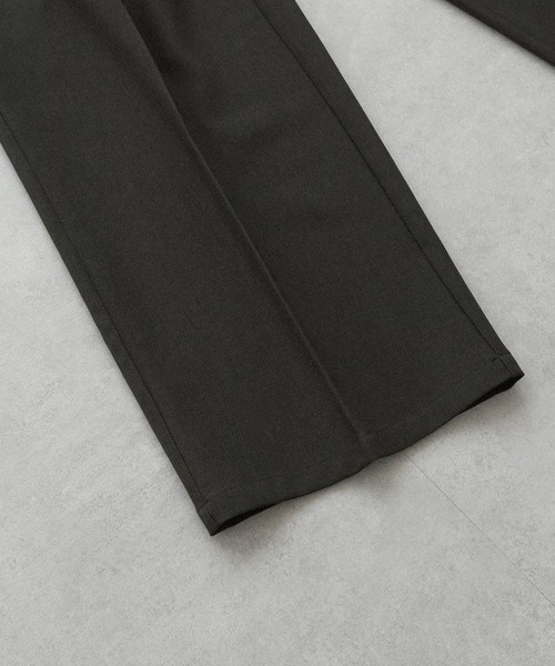 EMMA CLOTHES（エマクローズ）の「【セットアップ】リネンライクメランジオーバーサイズシャツ＋ワイドストレートタックイージースラックスパンツ（セットアップ・メンズ・ダークネイビー/ブラウン/ベージュ/チャコール/グレー・L/M）」の12枚目の写真