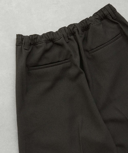 EMMA CLOTHES（エマクローズ）の「【セットアップ】リネンライクメランジオーバーサイズシャツ＋ワイドストレートタックイージースラックスパンツ（セットアップ・メンズ・ダークネイビー/ブラウン/ベージュ/チャコール/グレー・L/M）」の11枚目の写真