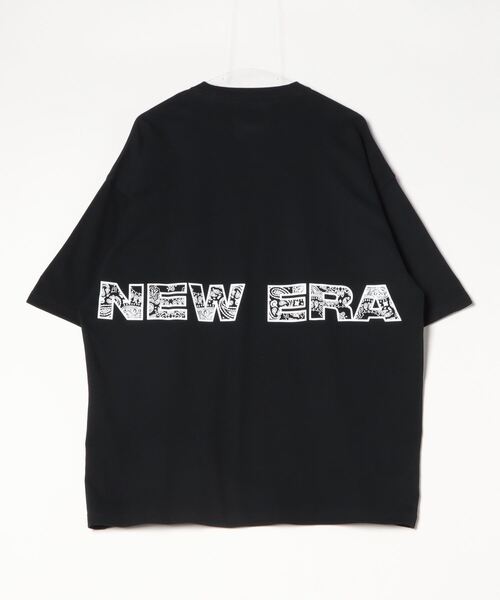 【ムラサキスポーツ限定】NEW ERA/ニューエラ 半袖Tシャツ オーバーサイズ バックプリント 吸汗速乾 14334735/14334736/14334737/14334738（Tシャツ/カットソー）｜NEW ERA（ニューエラ）