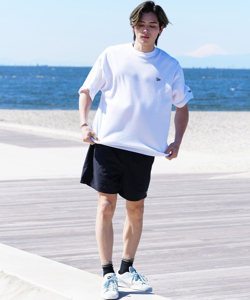 【ムラサキスポーツ限定】NEW ERA/ニューエラ 半袖Tシャツ オーバーサイズ バックプリント 吸汗速乾 14334735/14334736/14334737/14334738（Tシャツ/カットソー）｜NEW ERA（ニューエラ）