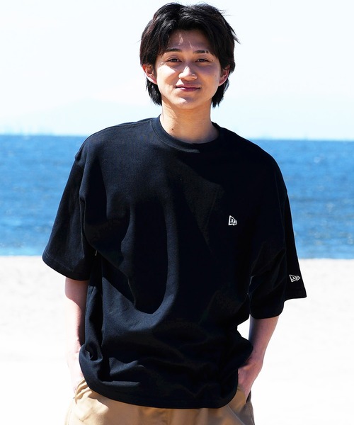 【ムラサキスポーツ限定】NEW ERA/ニューエラ 半袖Tシャツ オーバーサイズ バックプリント 吸汗速乾 14334735/14334736/14334737/14334738（Tシャツ/カットソー）｜NEW ERA（ニューエラ）