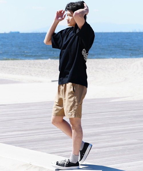 【ムラサキスポーツ限定】NEW ERA/ニューエラ 半袖Tシャツ オーバーサイズ バックプリント 吸汗速乾 14334735/14334736/14334737/14334738（Tシャツ/カットソー）｜NEW ERA（ニューエラ）