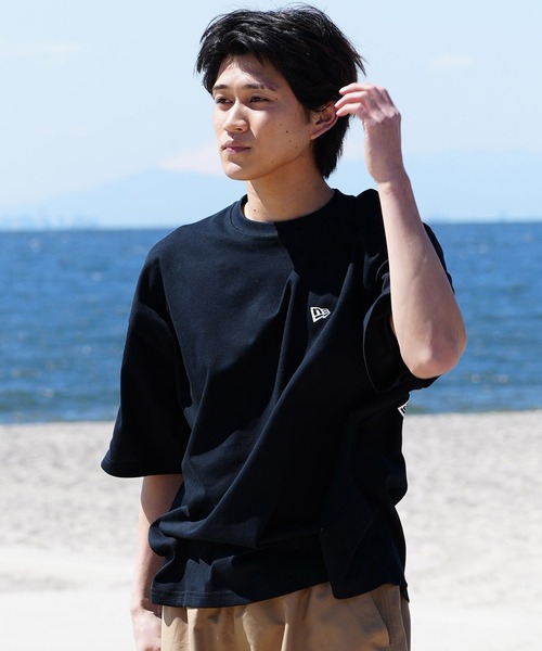 【ムラサキスポーツ限定】NEW ERA/ニューエラ 半袖Tシャツ オーバーサイズ バックプリント 吸汗速乾 14334735/14334736/14334737/14334738（Tシャツ/カットソー）｜NEW ERA（ニューエラ）