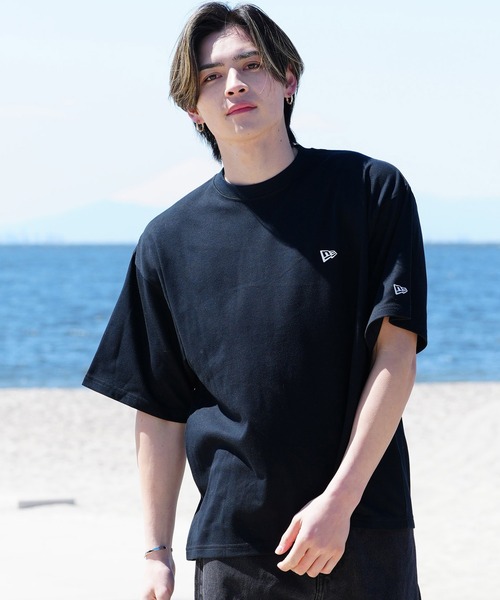 【ムラサキスポーツ限定】NEW ERA/ニューエラ 半袖Tシャツ オーバーサイズ バックプリント 吸汗速乾 14334735/14334736/14334737/14334738（Tシャツ/カットソー）｜NEW ERA（ニューエラ）
