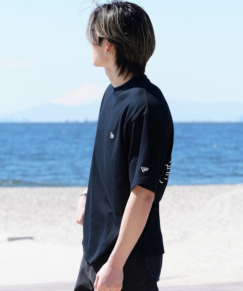 【ムラサキスポーツ限定】NEW ERA/ニューエラ 半袖Tシャツ オーバーサイズ バックプリント 吸汗速乾 14334735/14334736/14334737/14334738（Tシャツ/カットソー）｜NEW ERA（ニューエラ）