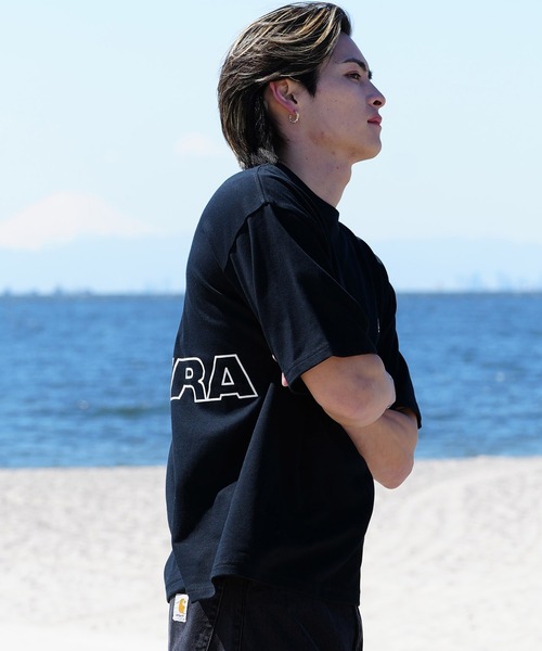 【ムラサキスポーツ限定】NEW ERA/ニューエラ 半袖Tシャツ オーバーサイズ バックプリント 吸汗速乾 14334735/14334736/14334737/14334738（Tシャツ/カットソー）｜NEW ERA（ニューエラ）