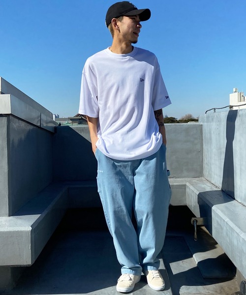 【ムラサキスポーツ限定】NEW ERA/ニューエラ 半袖Tシャツ オーバーサイズ バックプリント 吸汗速乾 14334735/14334736/14334737/14334738（Tシャツ/カットソー）｜NEW ERA（ニューエラ）