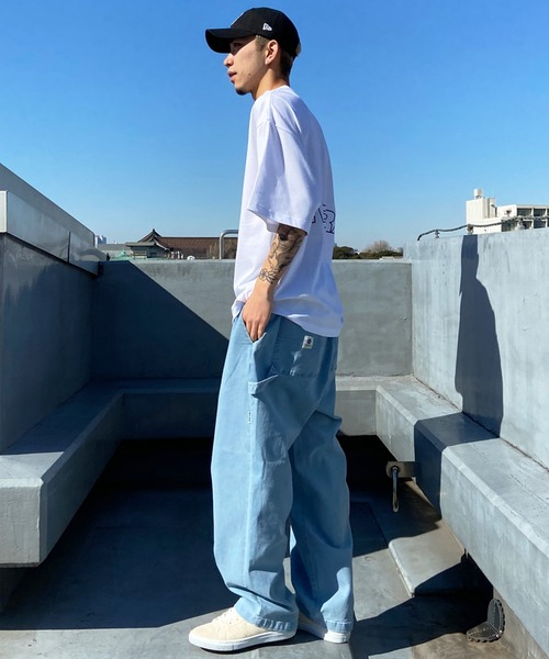 【ムラサキスポーツ限定】NEW ERA/ニューエラ 半袖Tシャツ オーバーサイズ バックプリント 吸汗速乾 14334735/14334736/14334737/14334738（Tシャツ/カットソー）｜NEW ERA（ニューエラ）