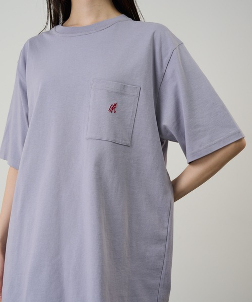 Gramicci(グラミチ)の「ONE POINT TEE|ワンポイントTシャツ Gramicci グラミチ(Tシャツ/カットソー・メンズ・ブラック/ブラウン系その他/ホワイト/サンドベージュ/ブルー系その他/ベージュ系その他/ヘザーグレー/カーキ/ベージュ/アッシュ/ライム/ラベンダー/ライトオレンジ系・S/M/L/XL/XXL)」の12枚目の写真