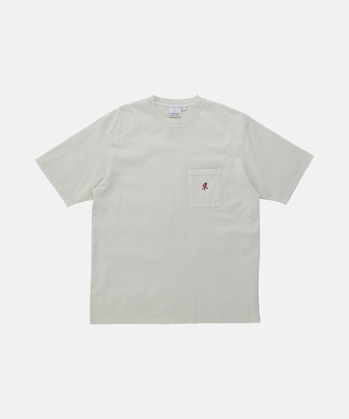 Gramicci(グラミチ)の「ONE POINT TEE|ワンポイントTシャツ Gramicci グラミチ(Tシャツ/カットソー・メンズ・ブラック/ブラウン系その他/ホワイト/サンドベージュ/ブルー系その他/ベージュ系その他/ヘザーグレー/カーキ/ベージュ/アッシュ/ライム/ラベンダー/ライトオレンジ系・S/M/L/XL/XXL)」の7枚目の写真