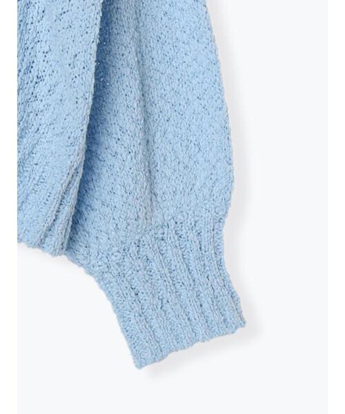 ehka sopo(エヘカソポ)の「ポコポコドロストニット(ニット/セーター・レディース・ピンク/ブラック/オフホワイト/サックスブルー・F)」の16枚目の写真