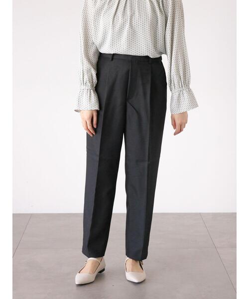 Te chichi TERRASSE（テチチテラス）の「【イージーケア】タックテーパードパンツ（その他パンツ・レディース・ブラック/ブルー/ピンク/ベージュ/モカ・M/S/L）」の11枚目の写真