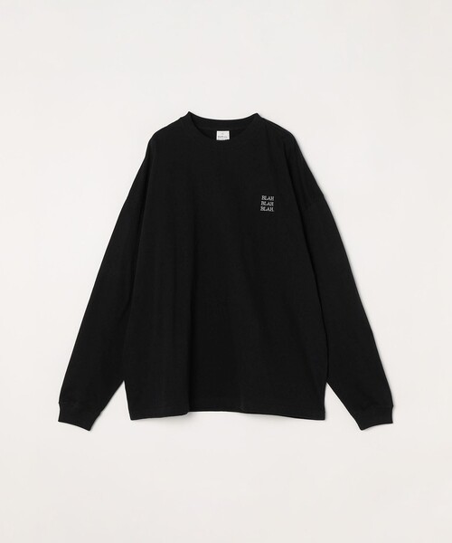 WEB限定】SHIPS any: BLAH BLAH BLAH.ワンポイント 刺繍 ルーズ T