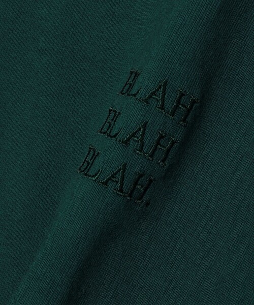 SHIPS any(シップス エニィ)の「【WEB限定】SHIPS any: BLAH BLAH BLAH.ワンポイント 刺繍 ルーズ Tシャツ (ロンT)◇(Tシャツ/カットソー・メンズ・ライトホワイト/ライトグレー/ダークグレー/ホワイト/ブラック/グリーン/ネイビー/チャコールグレー/ライトブルー・MEDIUM/SMALL/X-LARGE/LARGE)」の17枚目の写真