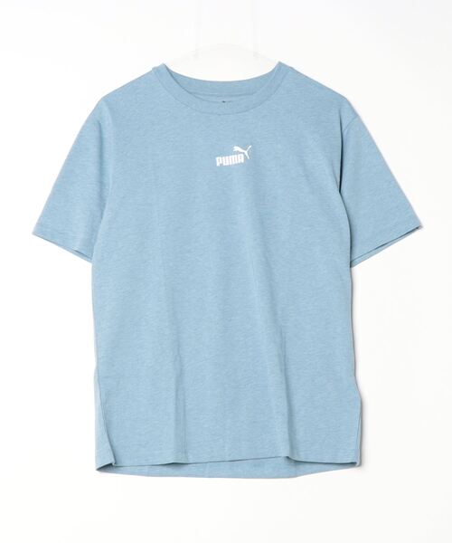 PUMA(プーマ)の「プーマ PUMA ESS+ MX NO1 ロゴ リラックス SS Tシャツ_(Tシャツ/カットソー・レディース・サックスブルー/ブラック/チェリーピンク/グレー・S/M/L/XL)」の3枚目の写真