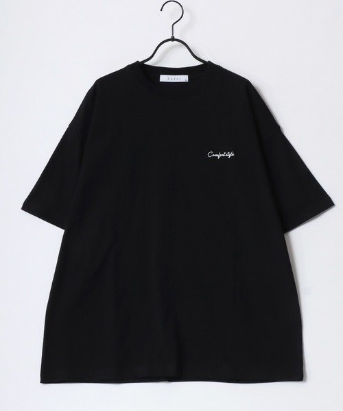 Lazar（ラザル）の「Lazar 別注 Street Girl Tee/オーバーサイズ ストリートガール ワンポイント刺繍 バックプリント 半袖Tシャツ/レディース メンズ（Tシャツ/カットソー・レディース・ブラック系その他/ブルー/ホワイト系その他2/ブラック系その他3/ブラック/ブラック系その他2/ホワイト/グリーン/ホワイト系その他/ホワイト系その他3/グリーン系その他/ブルー系その他・M/L/LL）」の17枚目の写真