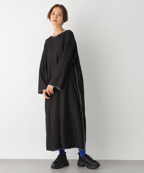 LEPSIM（レプシィム）の「ジャガードメローワンピース　108437（ワンピース・レディース・アイボリー/ブラック・FREE）」の9枚目の写真