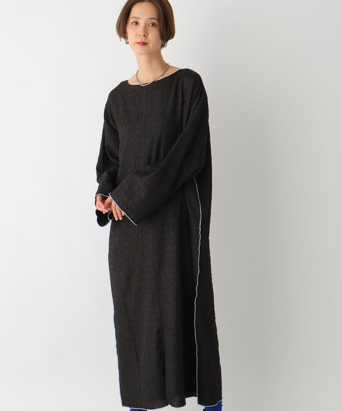 LEPSIM（レプシィム）の「ジャガードメローワンピース　108437（ワンピース・レディース・アイボリー/ブラック・FREE）」の12枚目の写真